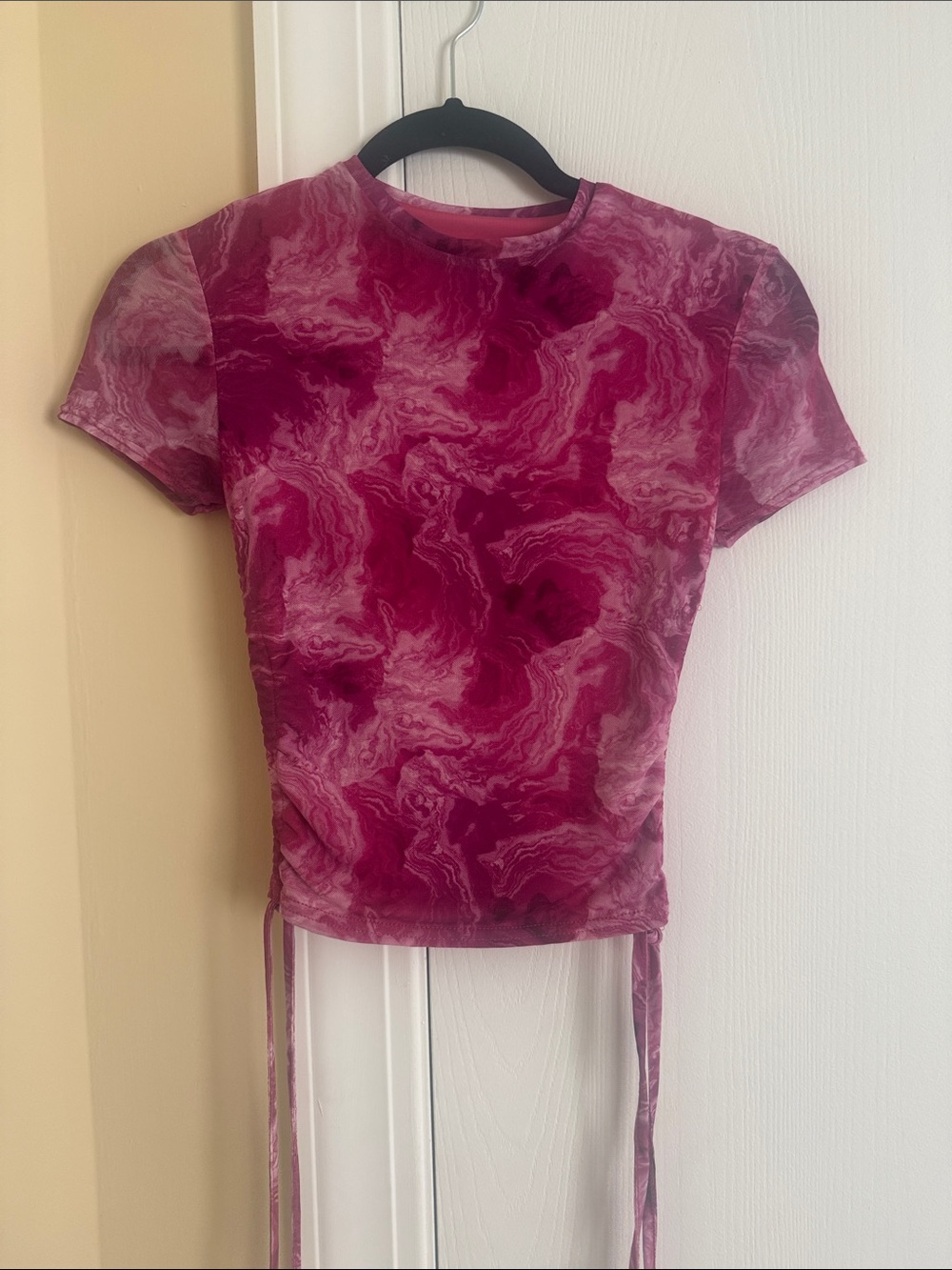 Club L London Fuchsia Marble-Print Set